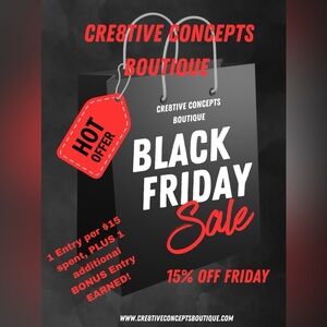 15% OFF FRIDAY ONLY-Closet Purchase Only